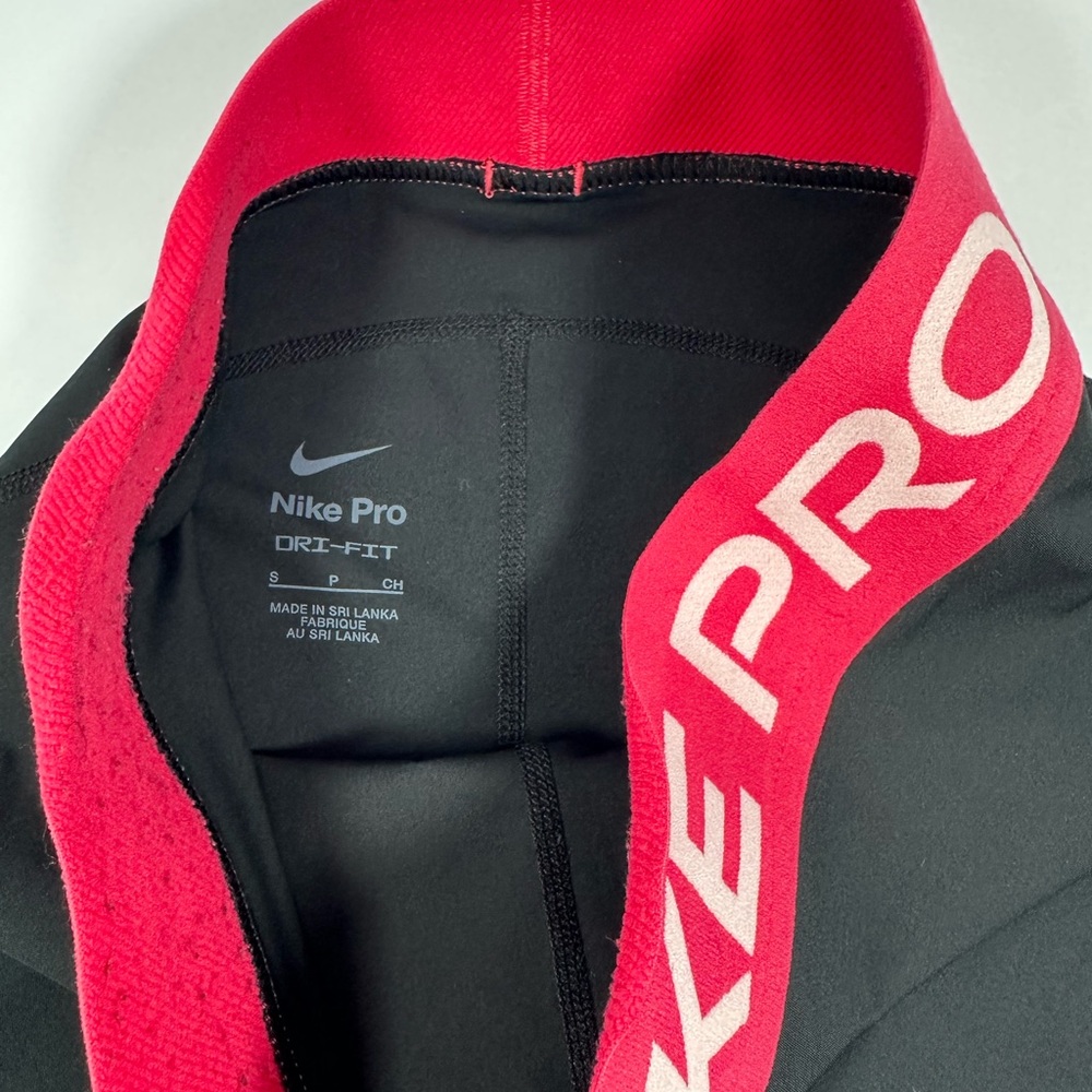 Nike Pro Dri-FIT Bright Red Top - Picture 7 of 8